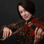 andi leahy american irish black haired woman playing fiddle violin 6